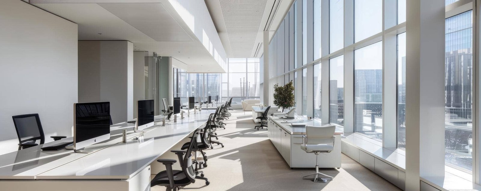 construcción de oficinas