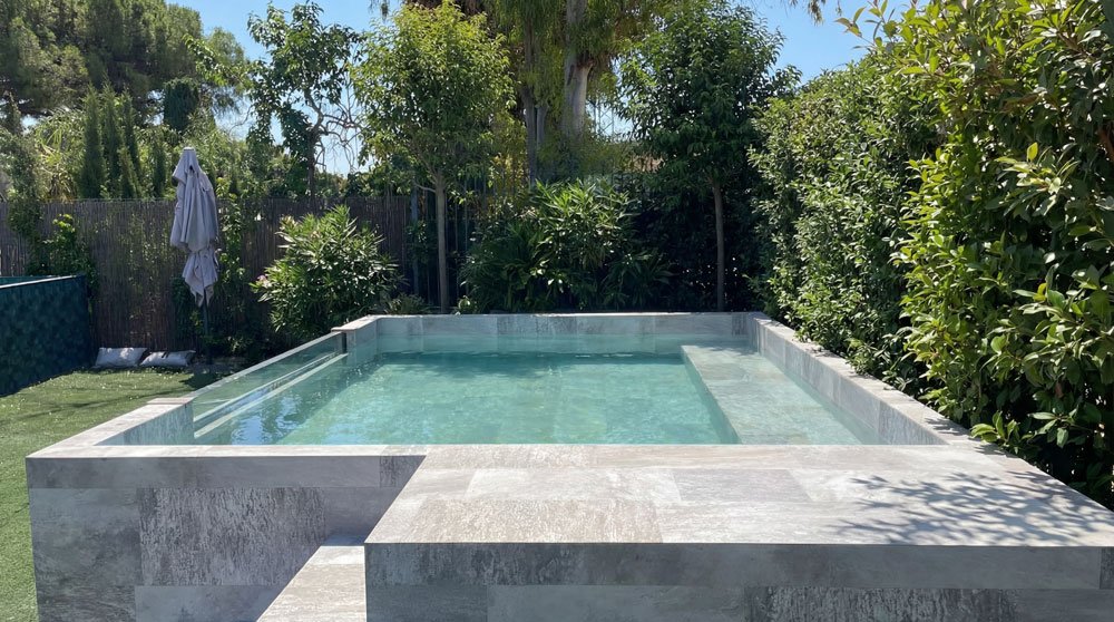 piscina elevada sin obra